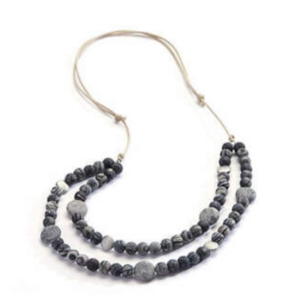 J. Jill NEW Stylish & Unique Jasper Cascading Necklace NWT - Picture 2 of 9